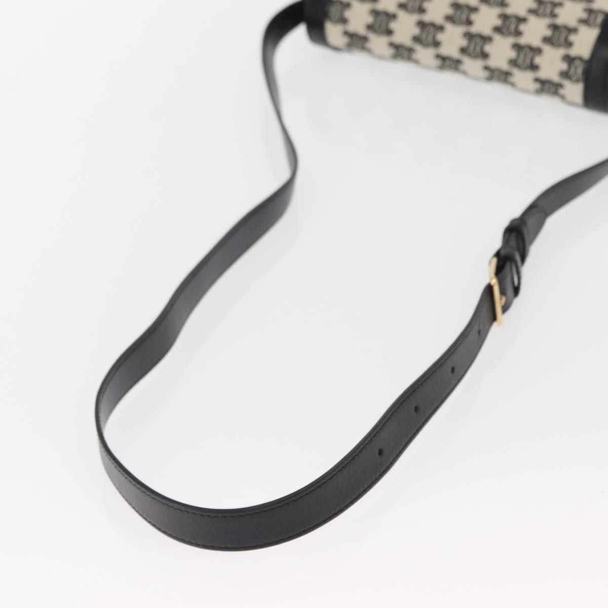 Celine Celine Triomphe Shoulder Bag Canvas with Leather Size ONE SIZE - 8 Thumbnail