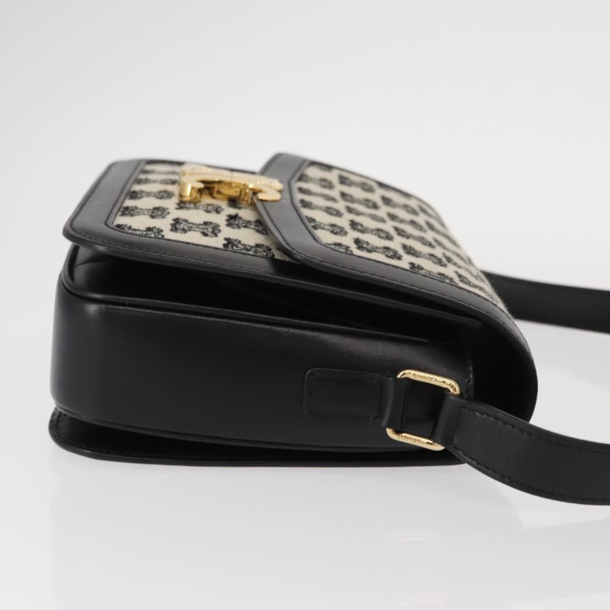 Celine Celine Triomphe Shoulder Bag Canvas with Leather Size ONE SIZE - 3 Thumbnail