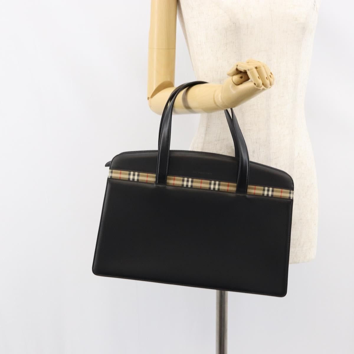 Burberry Burberry Vintage Handbag Leather Size ONE SIZE - 12 Thumbnail