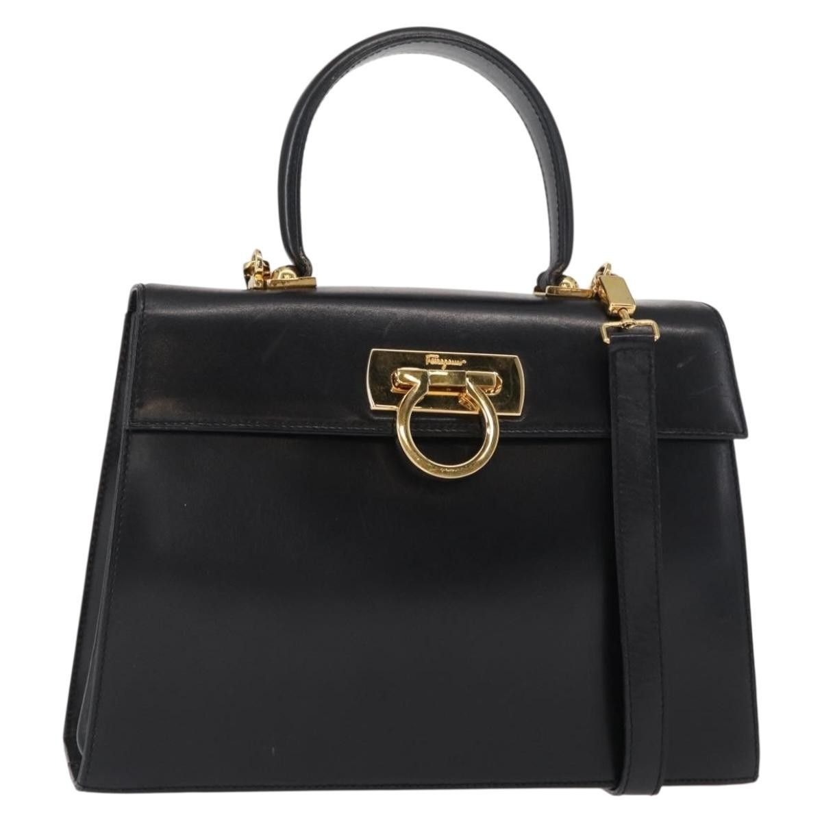 Salvatore Ferragamo Salvatore Ferragamo Convertible Top Handle Bag Leather Size ONE SIZE - 18 Thumbnail
