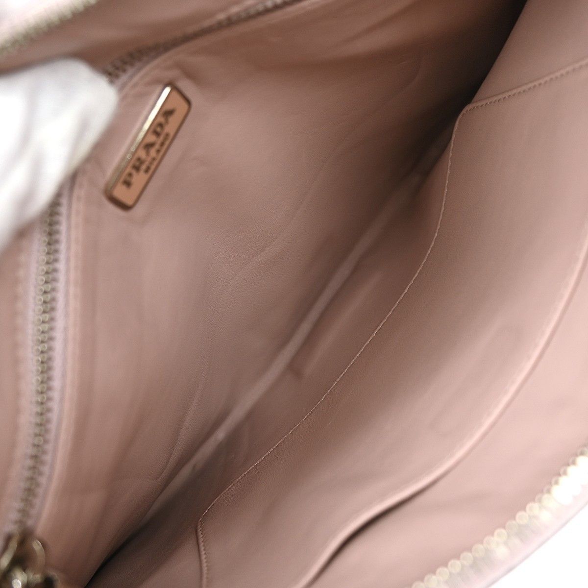 Prada Prada Hand Strap Clutch Saffiano Leather Size ONE SIZE - 3 Thumbnail