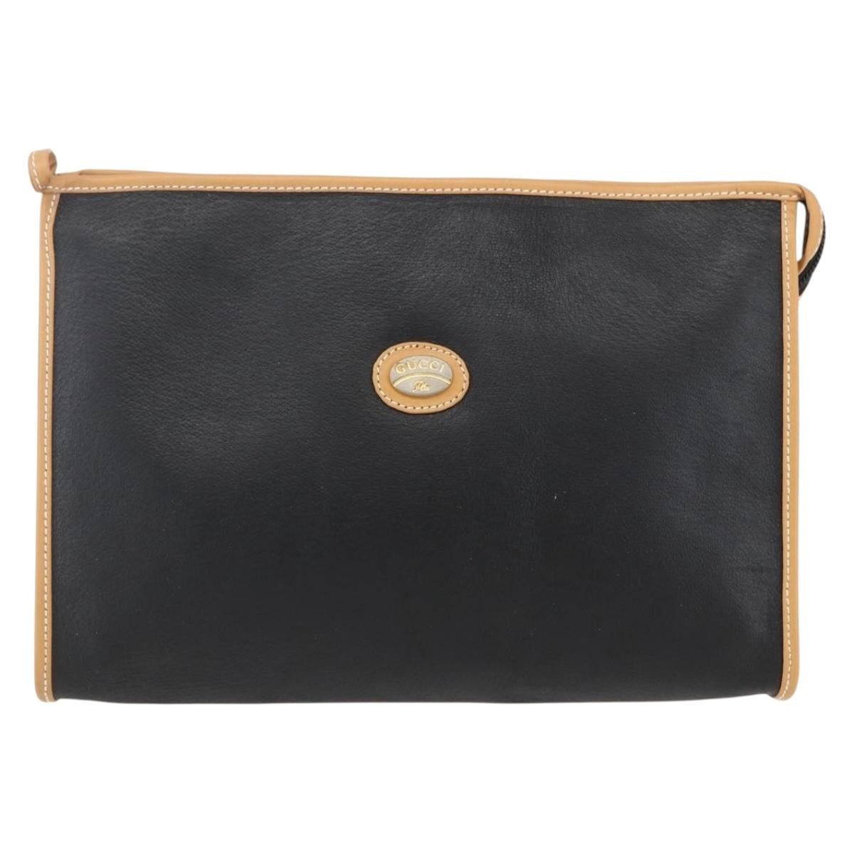 Gucci Gucci Zipped Pouch Leather Size ONE SIZE - 18 Thumbnail