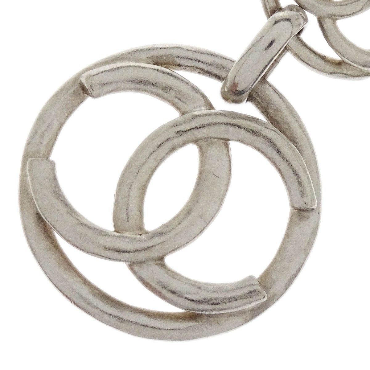 Chanel Chanel Vintage Round CC Drop Clip-On Earrings Metal Size ONE SIZE - 2 Thumbnail
