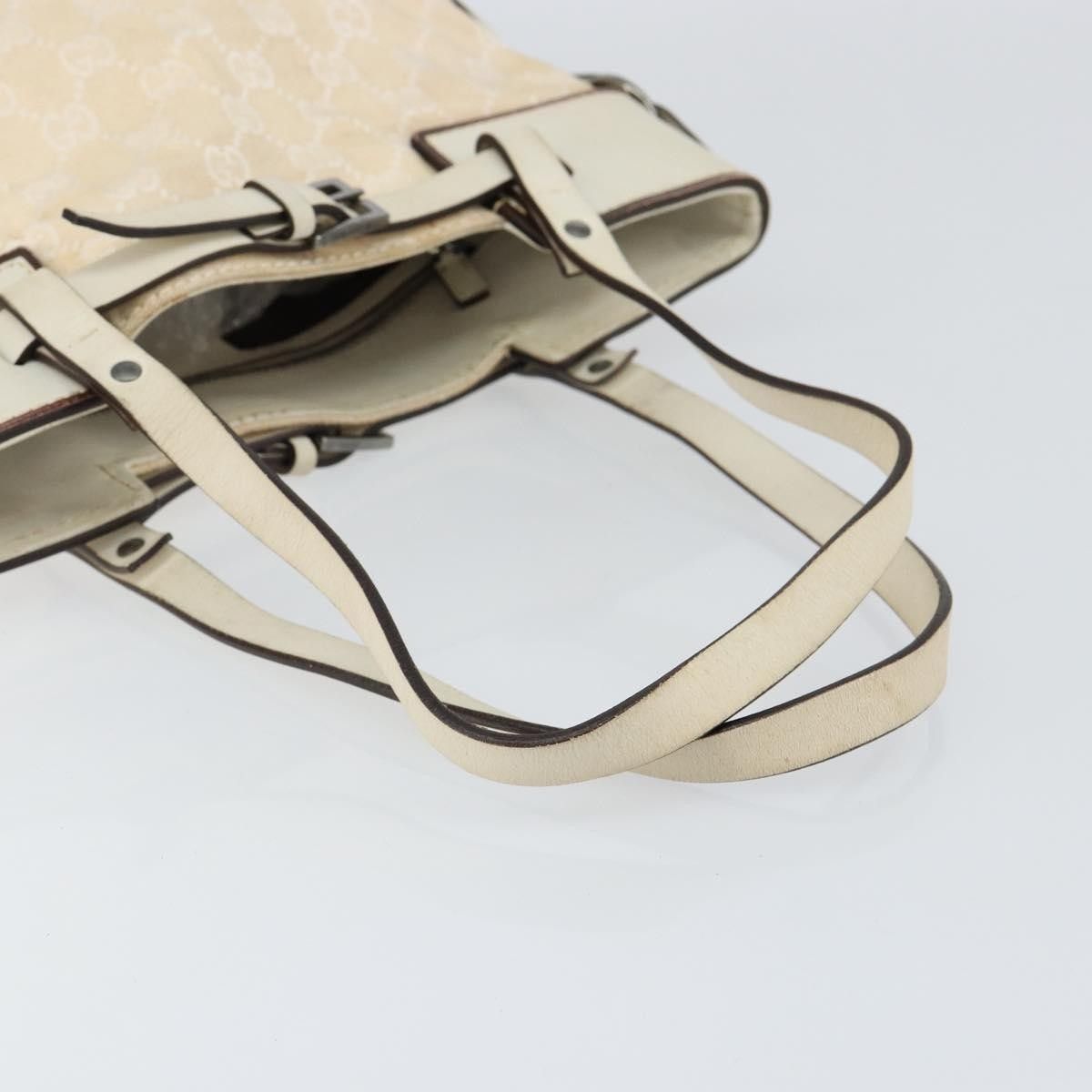 Gucci Gucci Belted Bucket Tote GG Canvas with Leather Size ONE SIZE - 8 Thumbnail