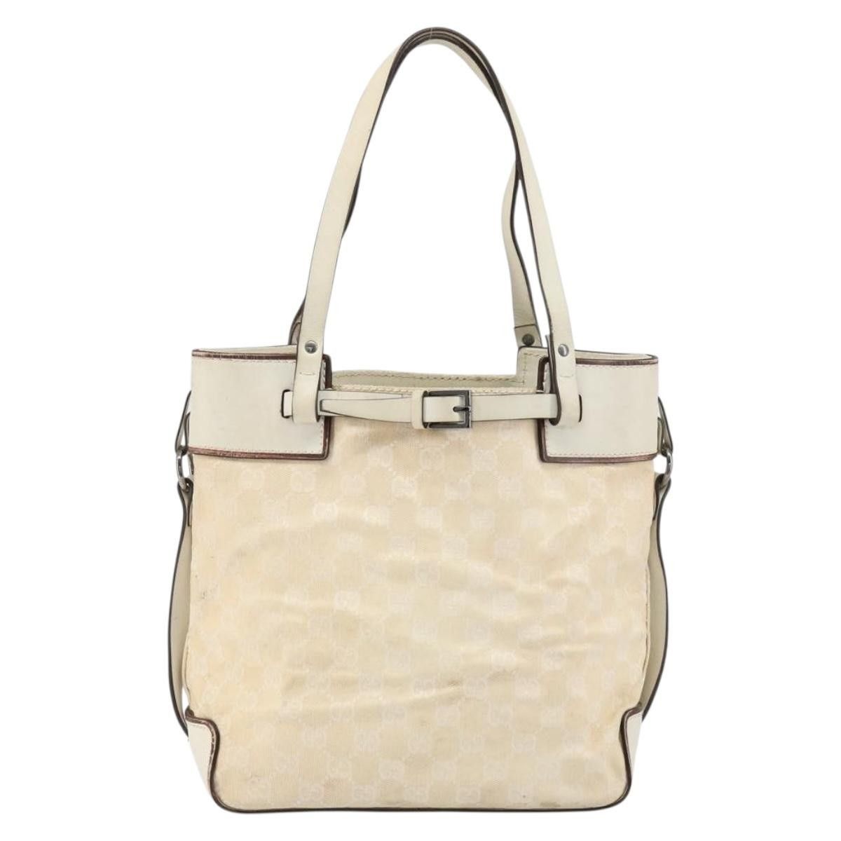 Gucci Gucci Belted Bucket Tote GG Canvas with Leather Size ONE SIZE - 2 Thumbnail