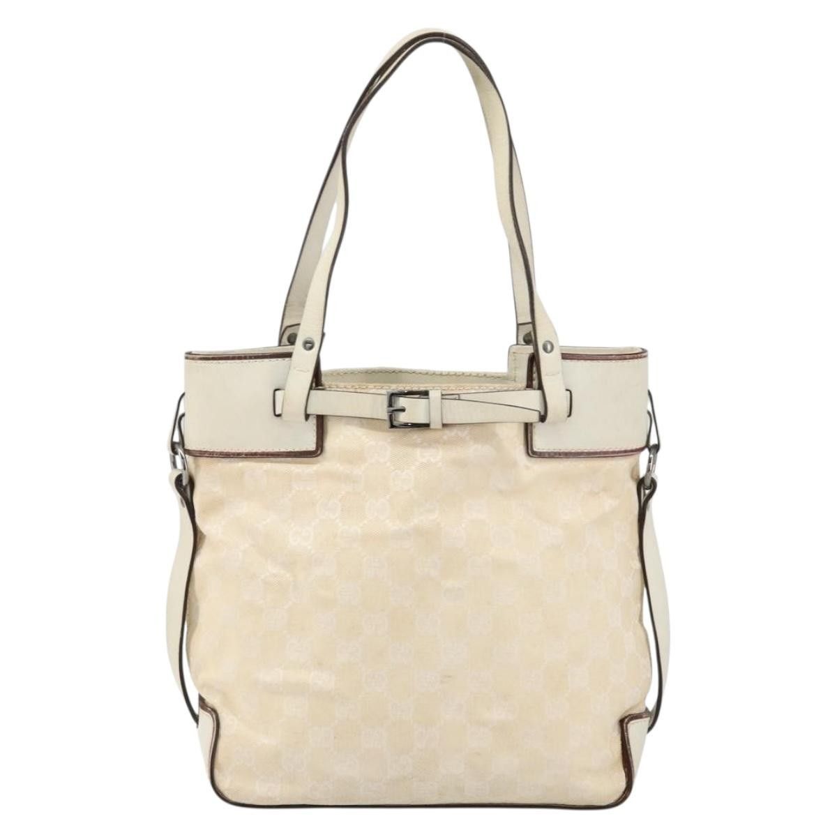 Gucci Gucci Belted Bucket Tote GG Canvas with Leather Size ONE SIZE - 23 Thumbnail