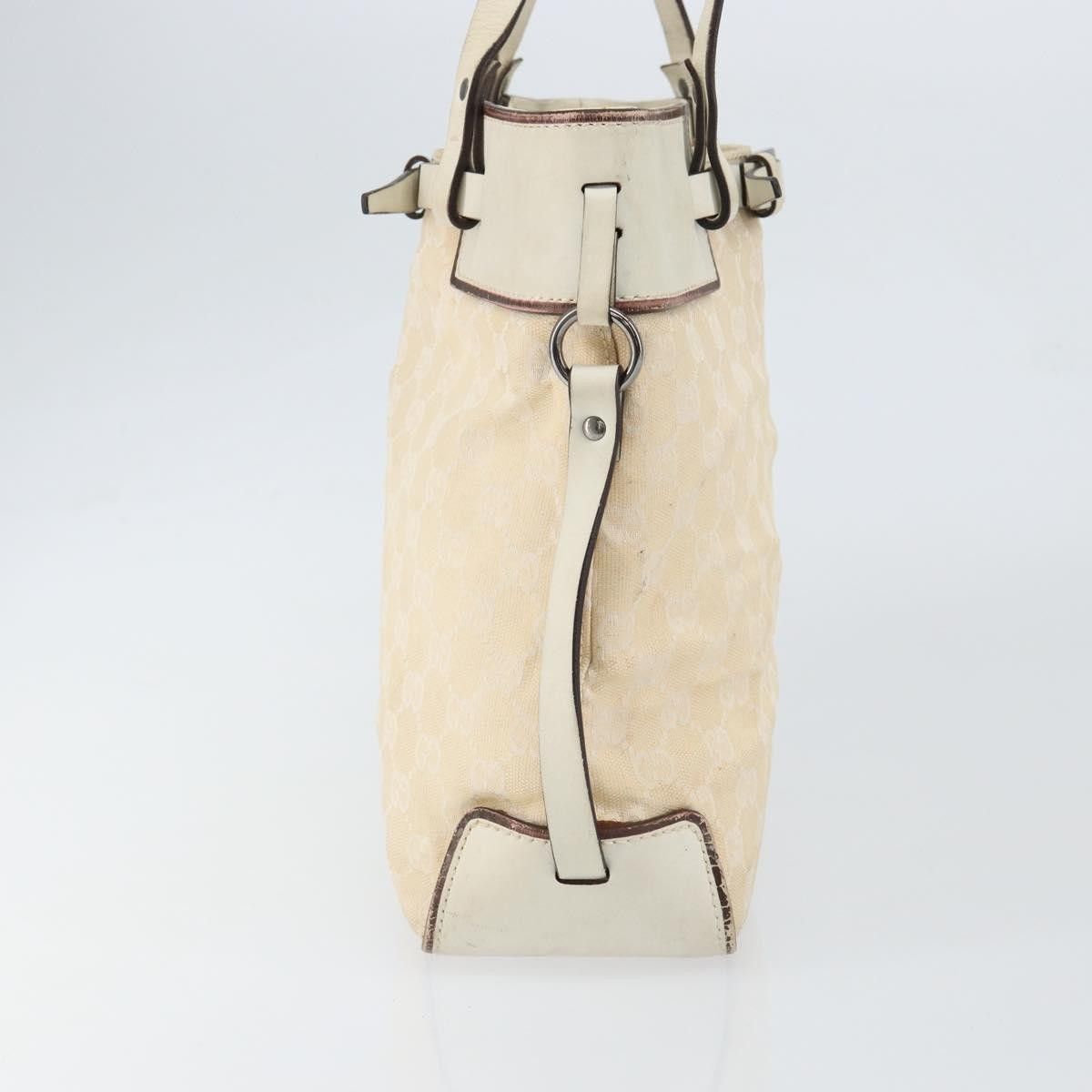 Gucci Gucci Belted Bucket Tote GG Canvas with Leather Size ONE SIZE - 3 Thumbnail