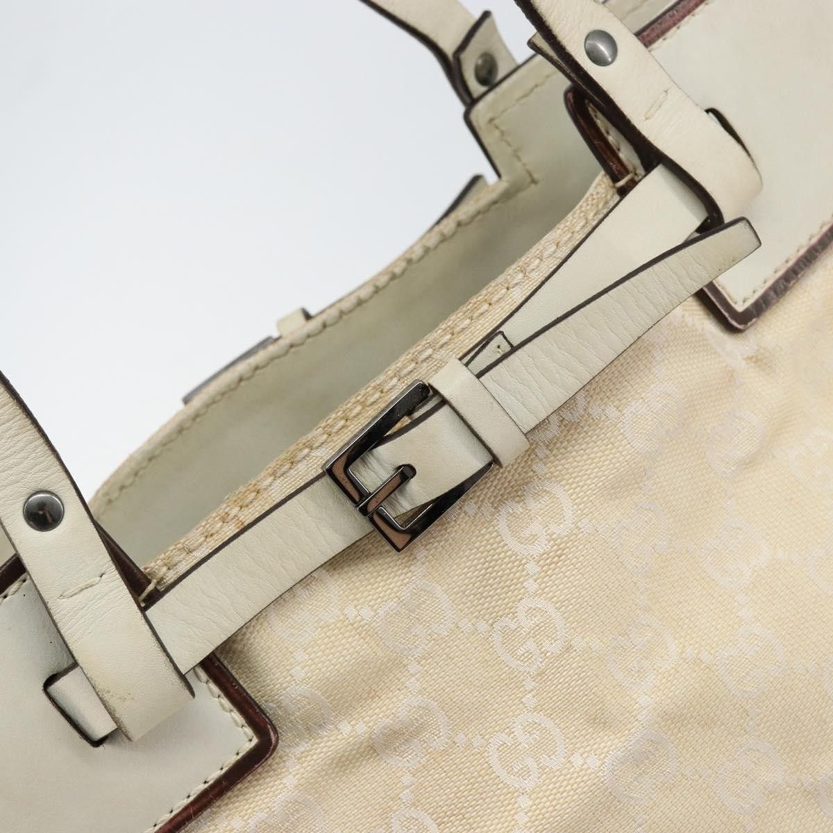 Gucci Gucci Belted Bucket Tote GG Canvas with Leather Size ONE SIZE - 14 Thumbnail