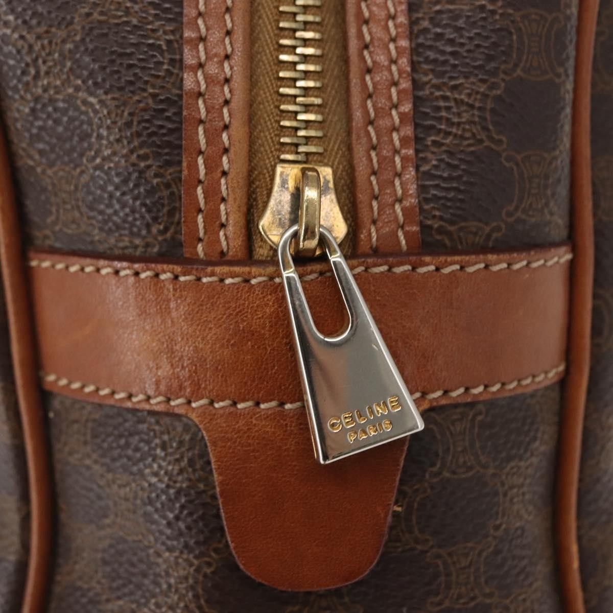 Celine Celine Vintage Macadam Canvas and Leather Size ONE SIZE - 19 Thumbnail