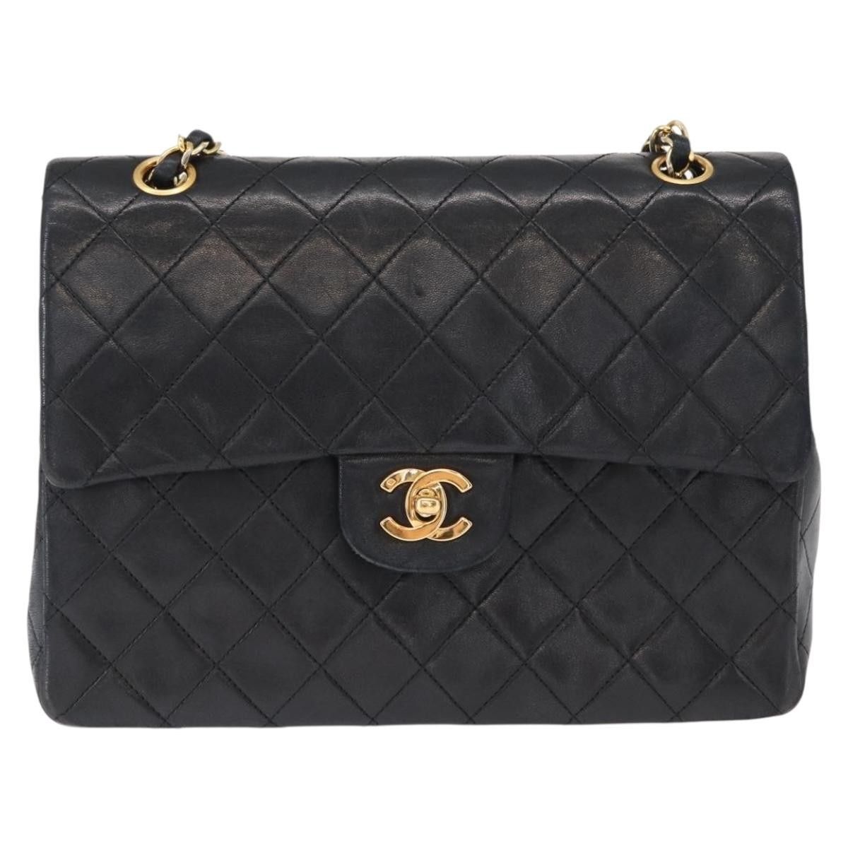Chanel Chanel Vintage Square CC Flap Bag Quilted Lambskin Size ONE SIZE - 24 Thumbnail