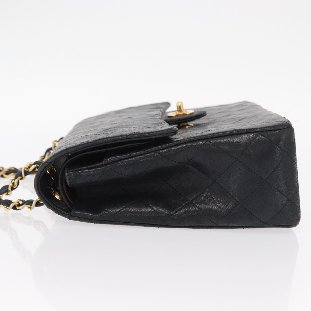 Chanel Chanel Vintage Square CC Flap Bag Quilted Lambskin Size ONE SIZE - 4 Thumbnail