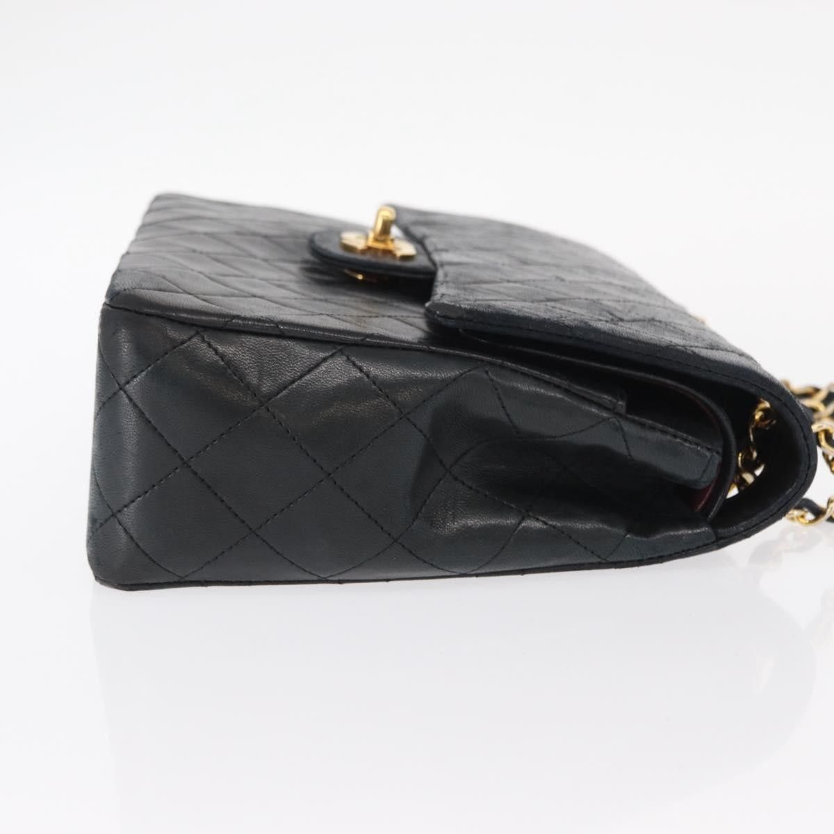Chanel Chanel Vintage Square CC Flap Bag Quilted Lambskin Size ONE SIZE - 3 Thumbnail