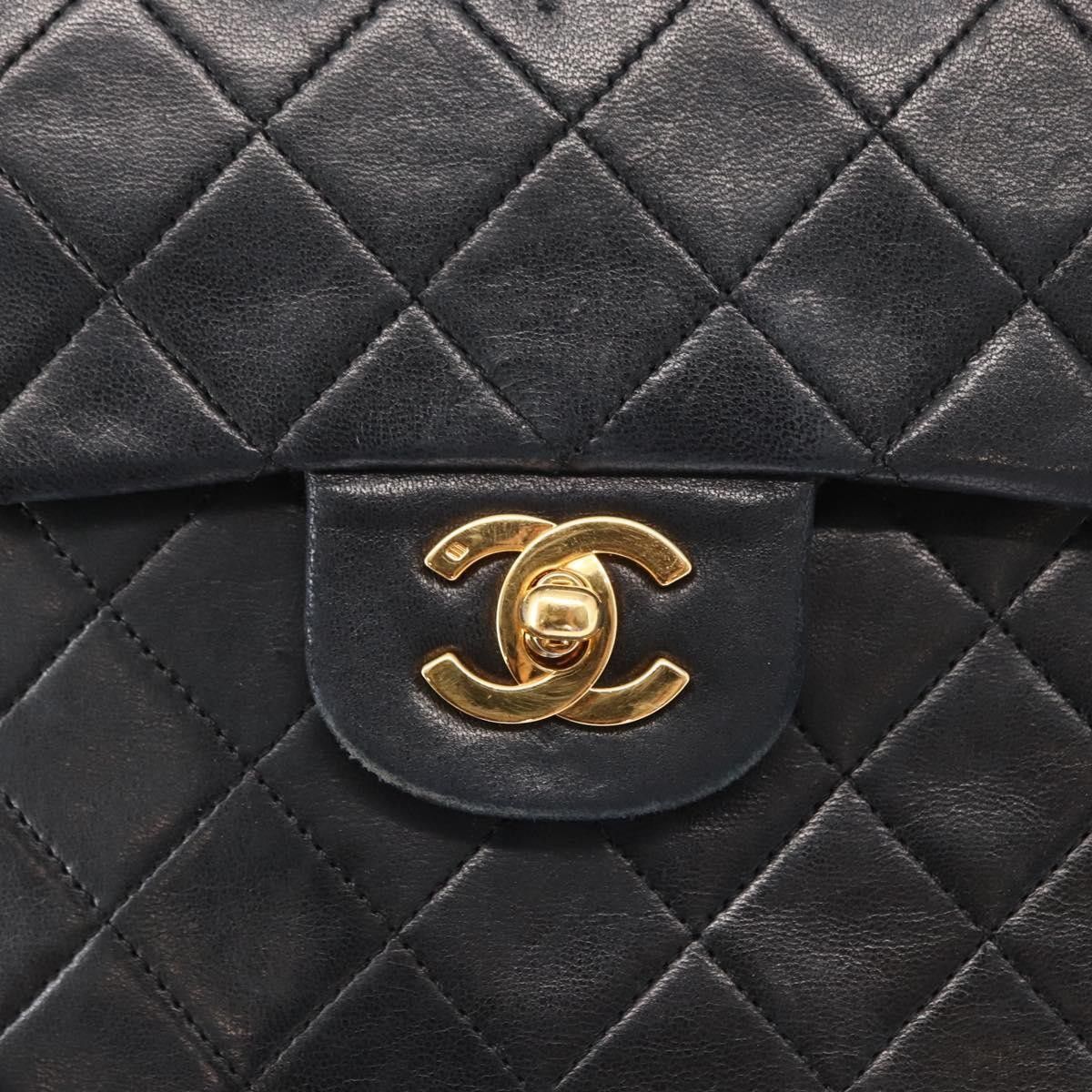 Chanel Chanel Vintage Square CC Flap Bag Quilted Lambskin Size ONE SIZE - 13 Thumbnail