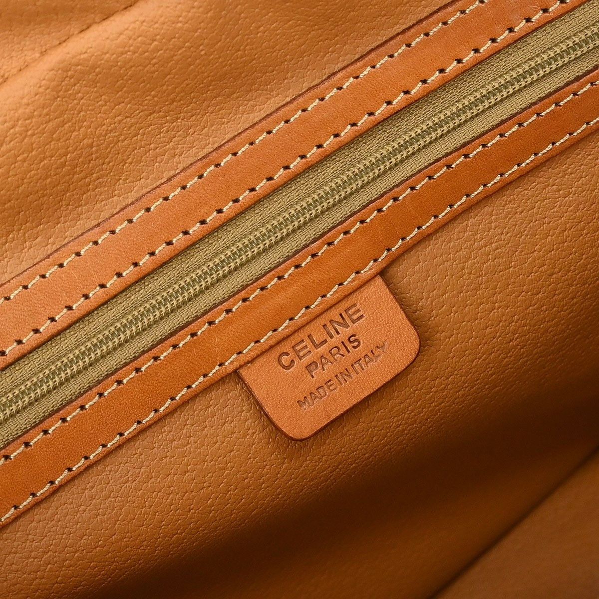 Celine Celine Vintage Macadam Handbag Canvas and Leather Size ONE SIZE - 5 Thumbnail