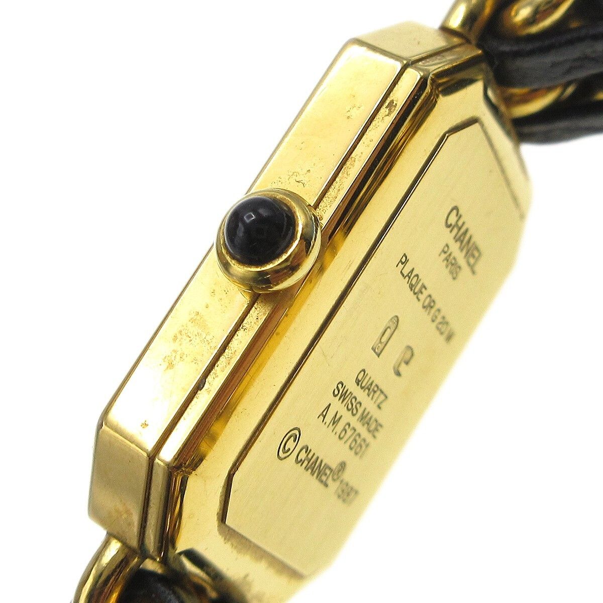 Chanel Chanel Premiere Rock Quartz Watch Plated Metal and Leather Size ONE SIZE - 2 Thumbnail