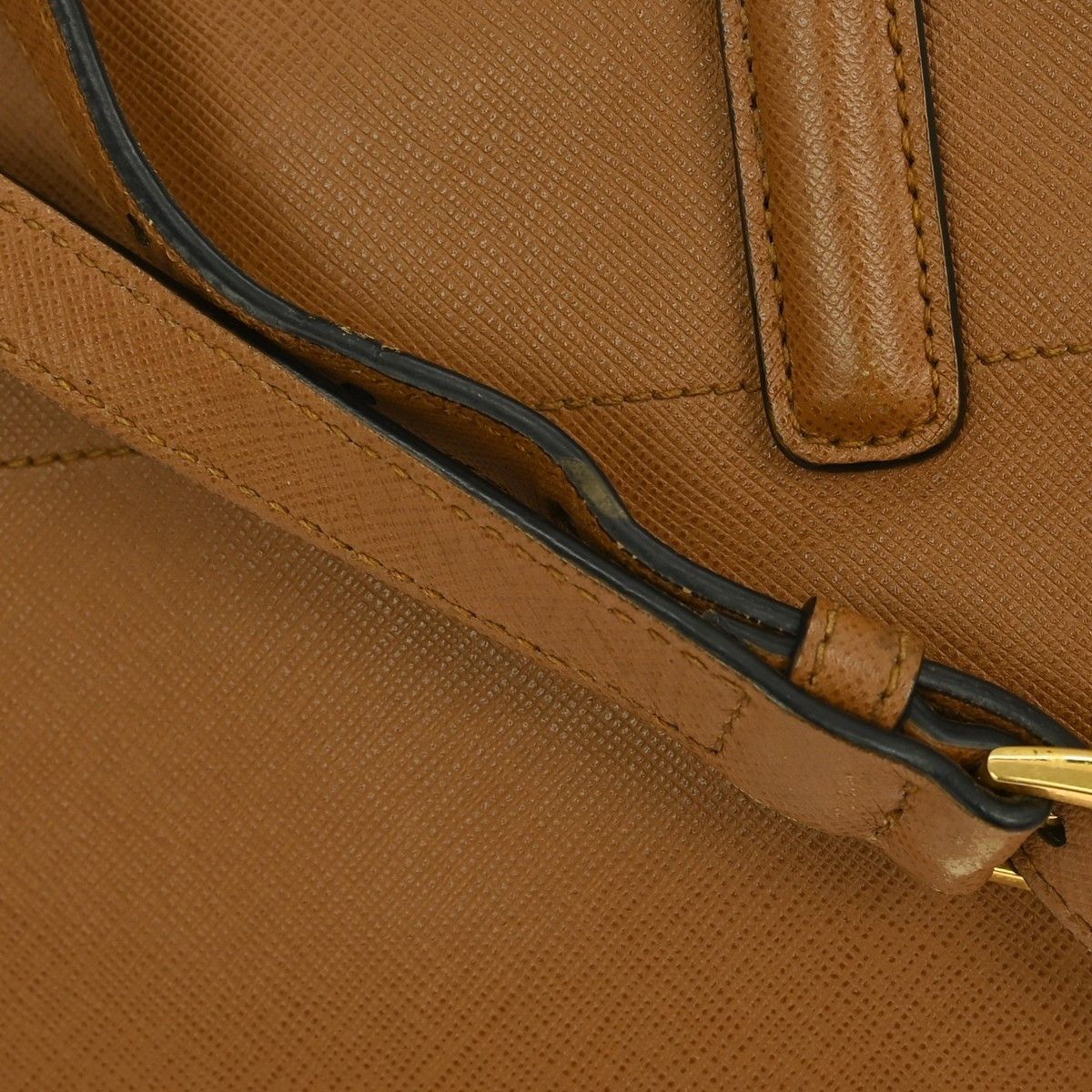 Prada Prada Soft Triple Pocket Convertible Tote Saffiano Leather Size ONE SIZE - 6 Thumbnail