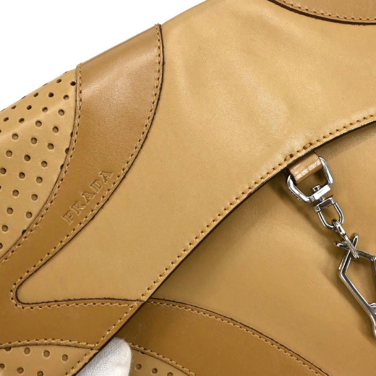 Prada Prada Vitello Drive Handbag Leather Size ONE SIZE - 9 Thumbnail