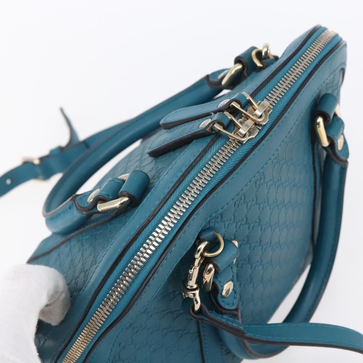 Gucci Gucci Convertible Dome Satchel Guccissima Leather Size ONE SIZE - 13 Thumbnail