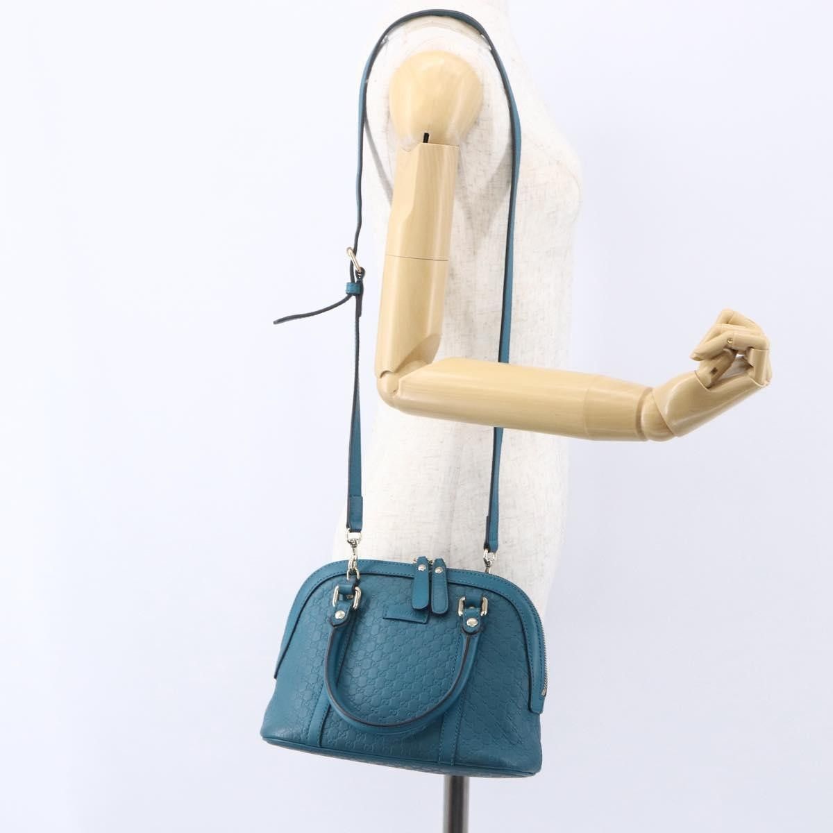 Gucci Gucci Convertible Dome Satchel Guccissima Leather Size ONE SIZE - 16 Thumbnail