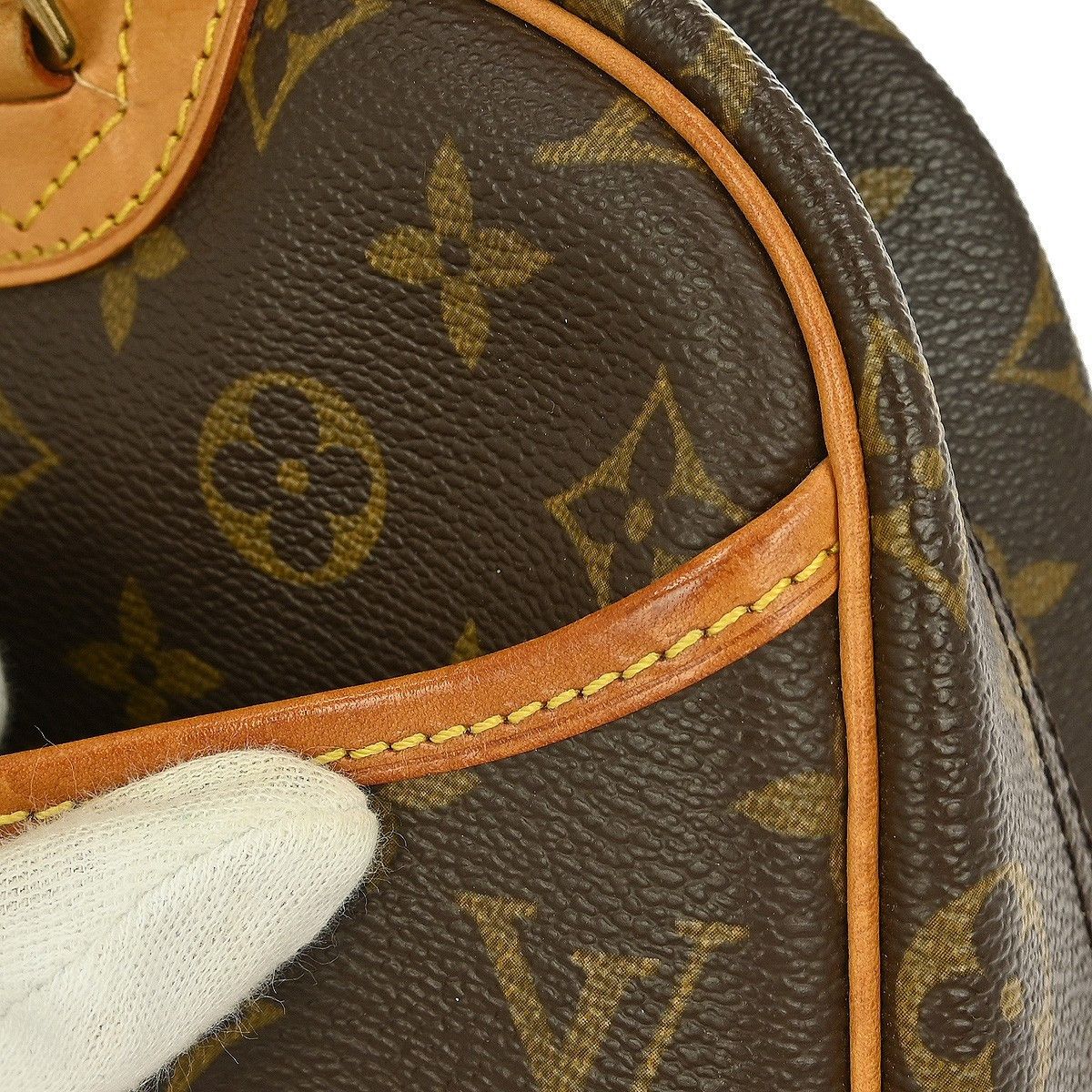 Louis Vuitton Louis Vuitton Trouville Handbag Monogram Canvas Size ONE SIZE - 9 Thumbnail