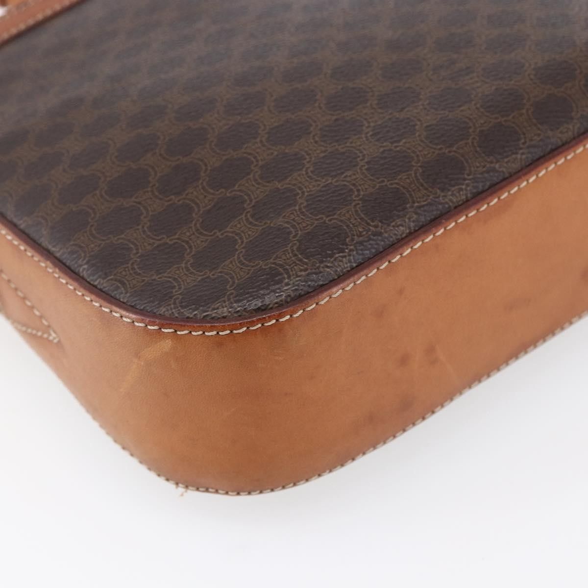 Celine Celine Vintage Macadam Shoulder Bag Canvas and Leather Size ONE SIZE - 12 Thumbnail