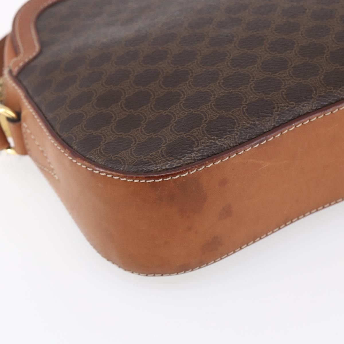 Celine Celine Vintage Macadam Shoulder Bag Canvas and Leather Size ONE SIZE - 11 Thumbnail