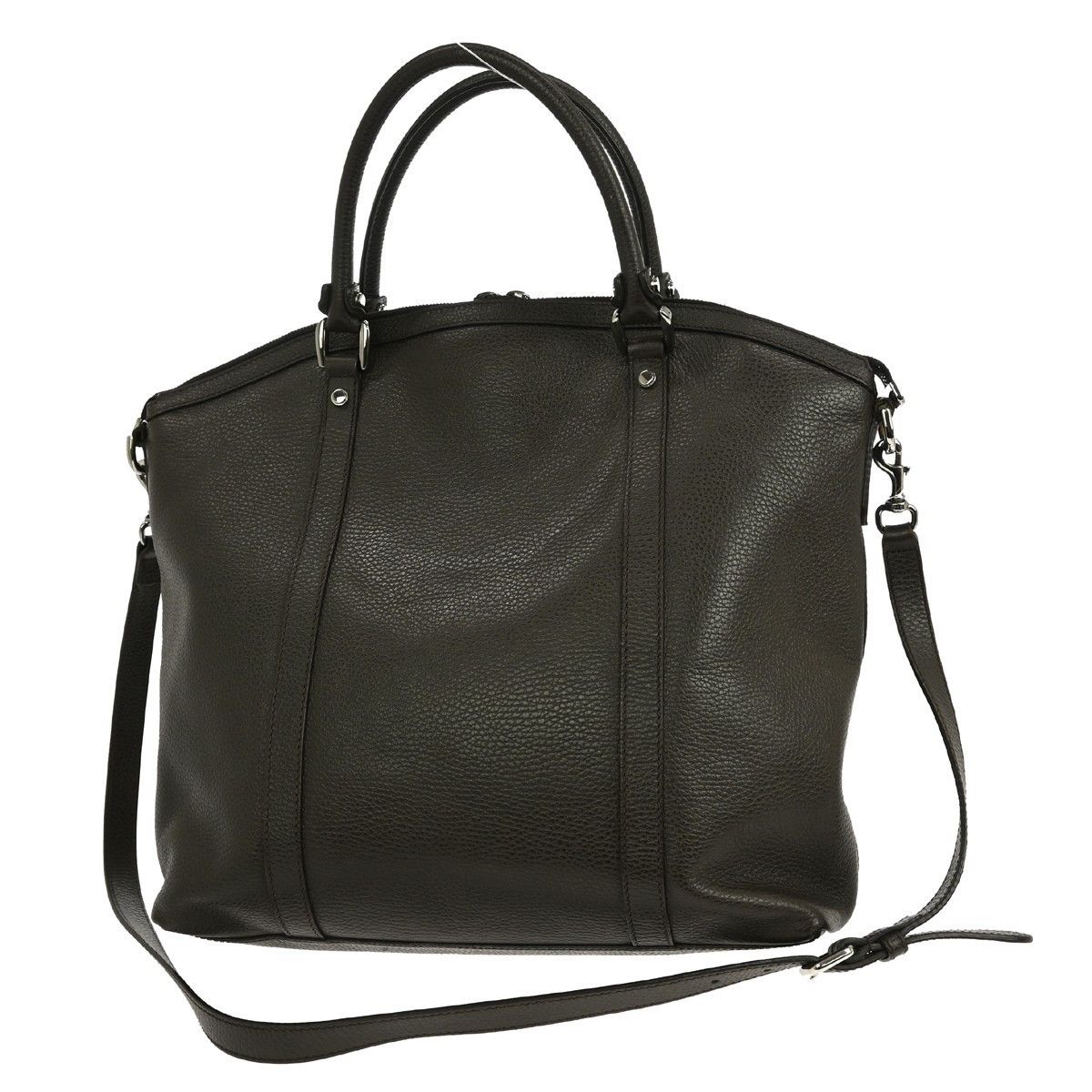 Gucci Gucci Britt Convertible Dome Satchel Leather Size ONE SIZE - 2 Thumbnail