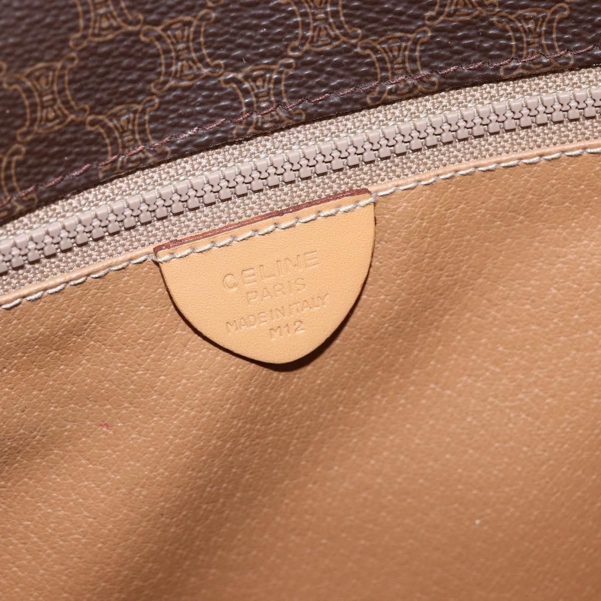 Celine Celine Vintage Macadam Shoulder Bag Canvas and Leather Size ONE SIZE - 6 Thumbnail