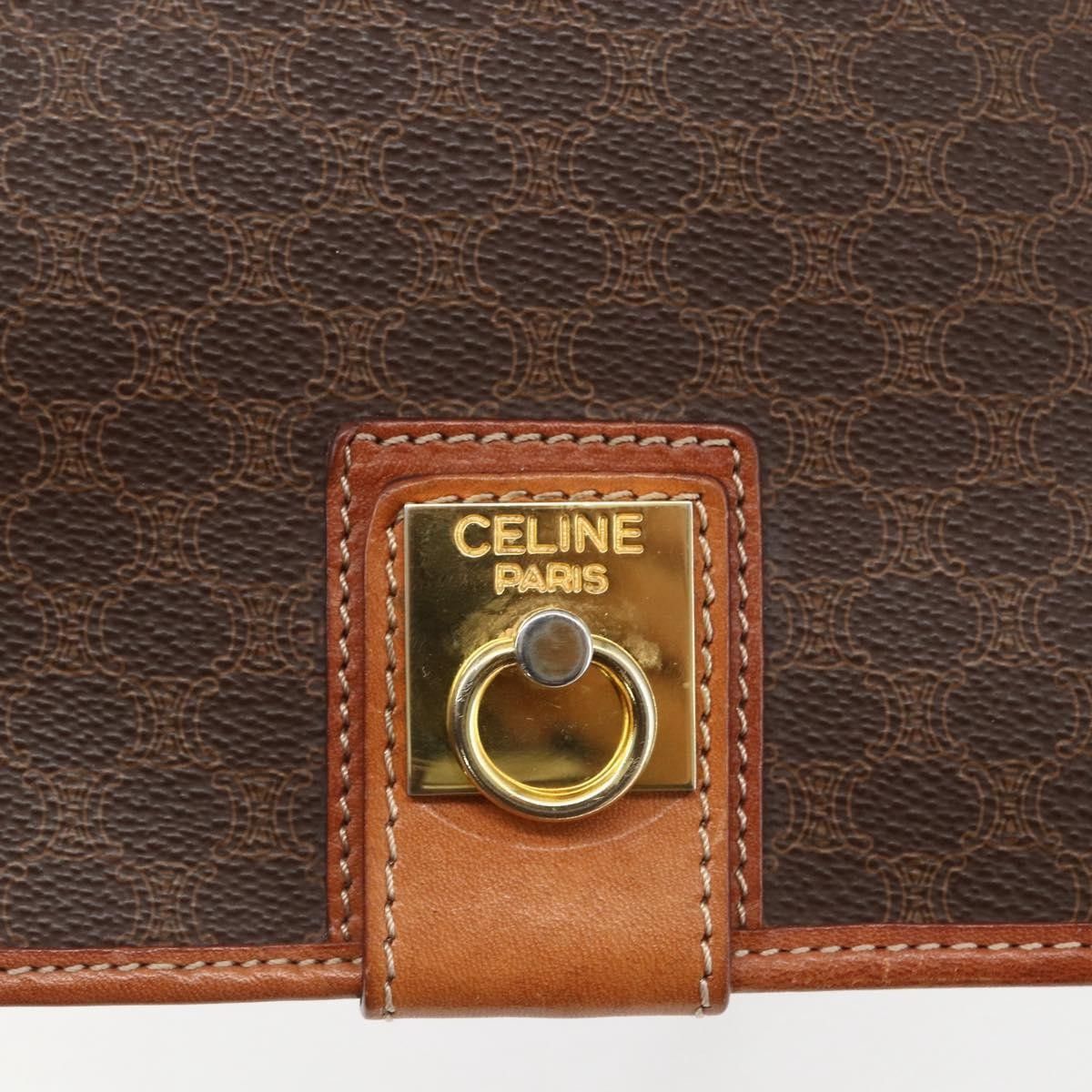 Celine Celine Vintage Macadam Shoulder Bag Canvas and Leather Size ONE SIZE - 12 Thumbnail