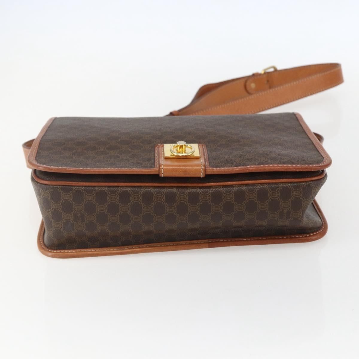 Celine Celine Vintage Macadam Shoulder Bag Canvas and Leather Size ONE SIZE - 16 Thumbnail