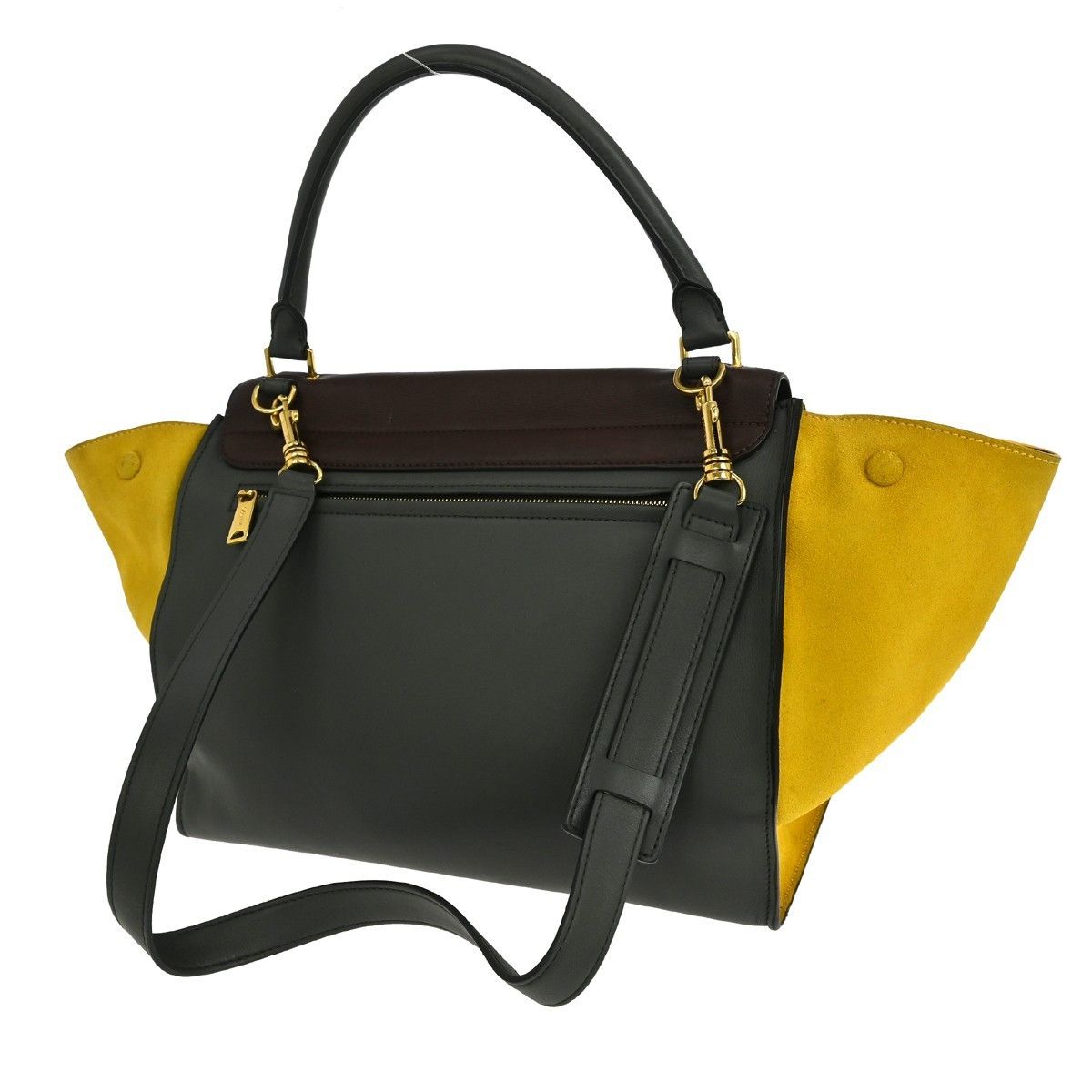 Celine Celine Trapeze Bag Leather with Suede Size ONE SIZE - 2 Thumbnail
