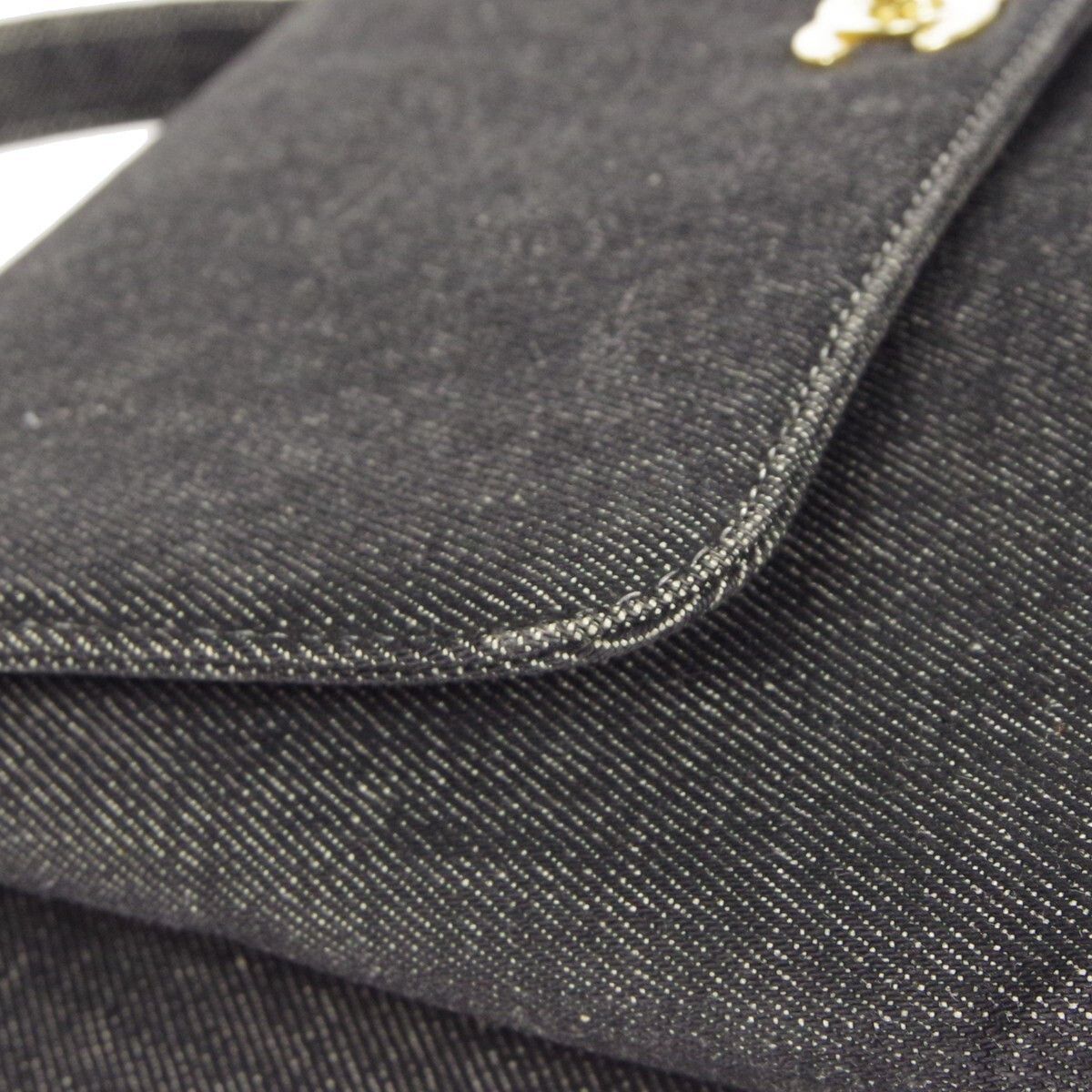 Chanel Chanel Vintage Classic Top Handle Flap Bag Denim Size ONE SIZE - 9 Thumbnail