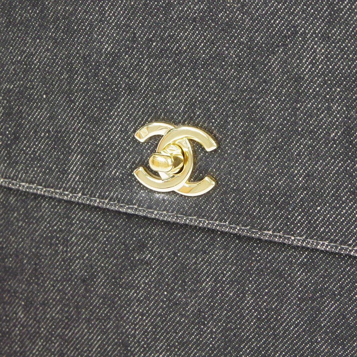 Chanel Chanel Vintage Classic Top Handle Flap Bag Denim Size ONE SIZE - 10 Thumbnail