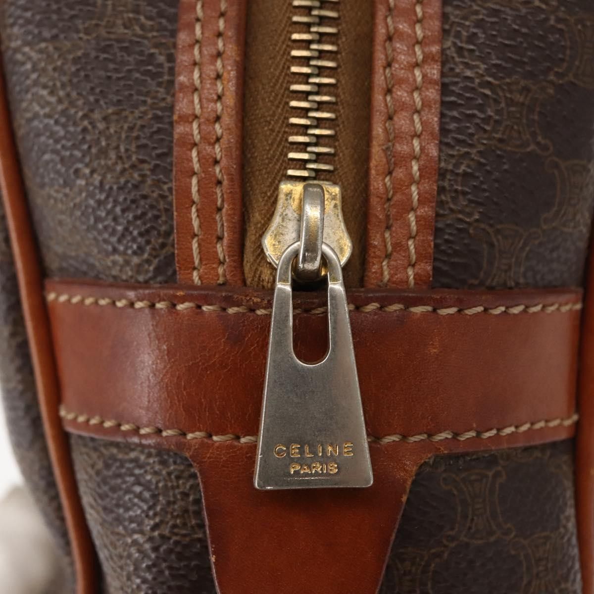 Celine Celine Vintage Macadam Canvas and Leather Size ONE SIZE - 19 Thumbnail