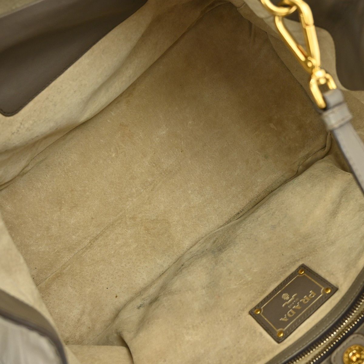 Prada Prada Front Pocket Convertible Tote Leather Size ONE SIZE - 3 Thumbnail