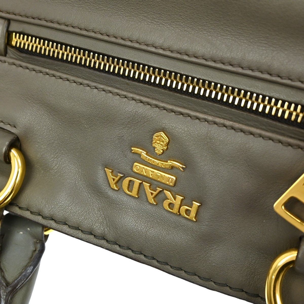 Prada Prada Front Pocket Convertible Tote Leather Size ONE SIZE - 6 Thumbnail