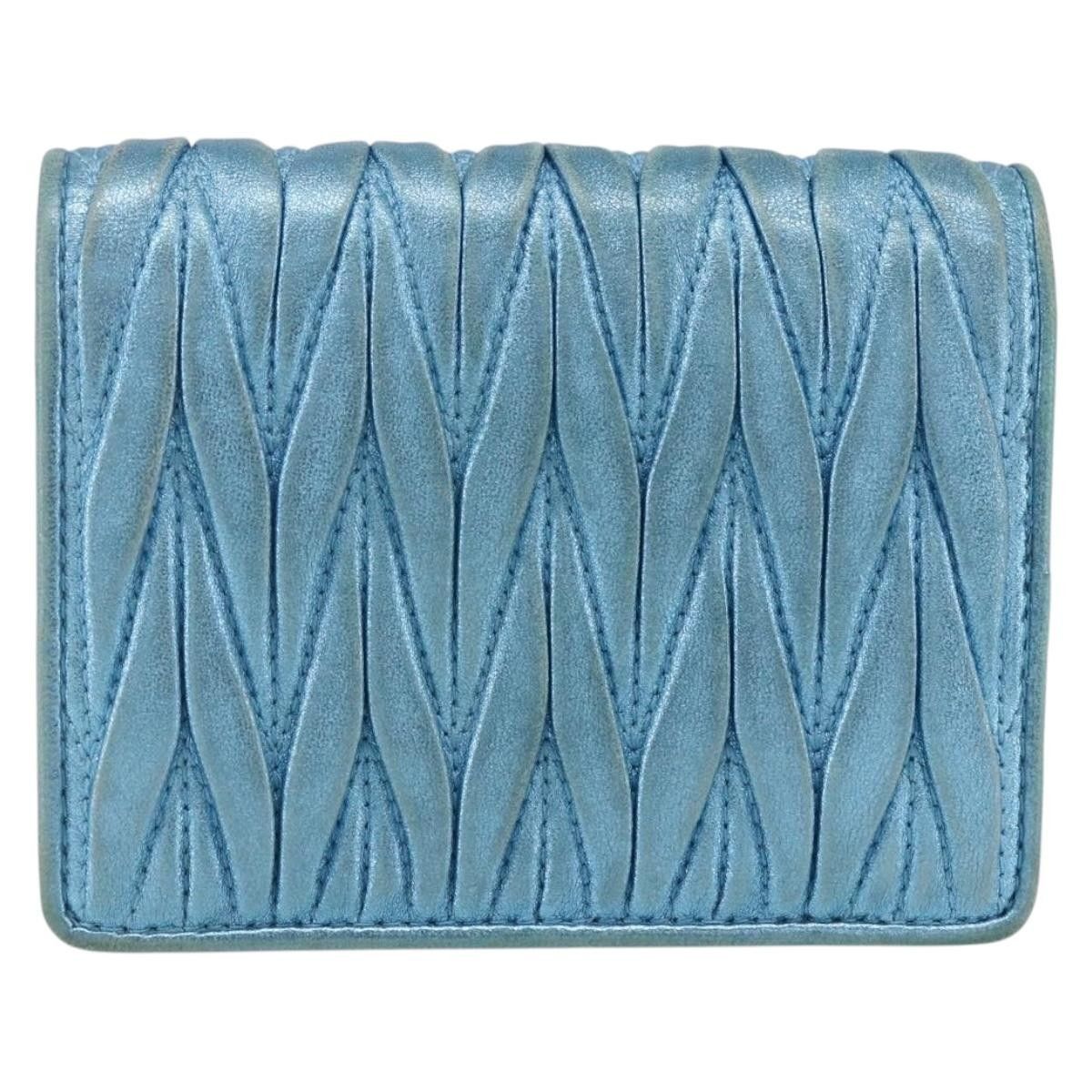 Miu Miu Miu Miu Matelasse Wallet Leather Size ONE SIZE - 2 Thumbnail