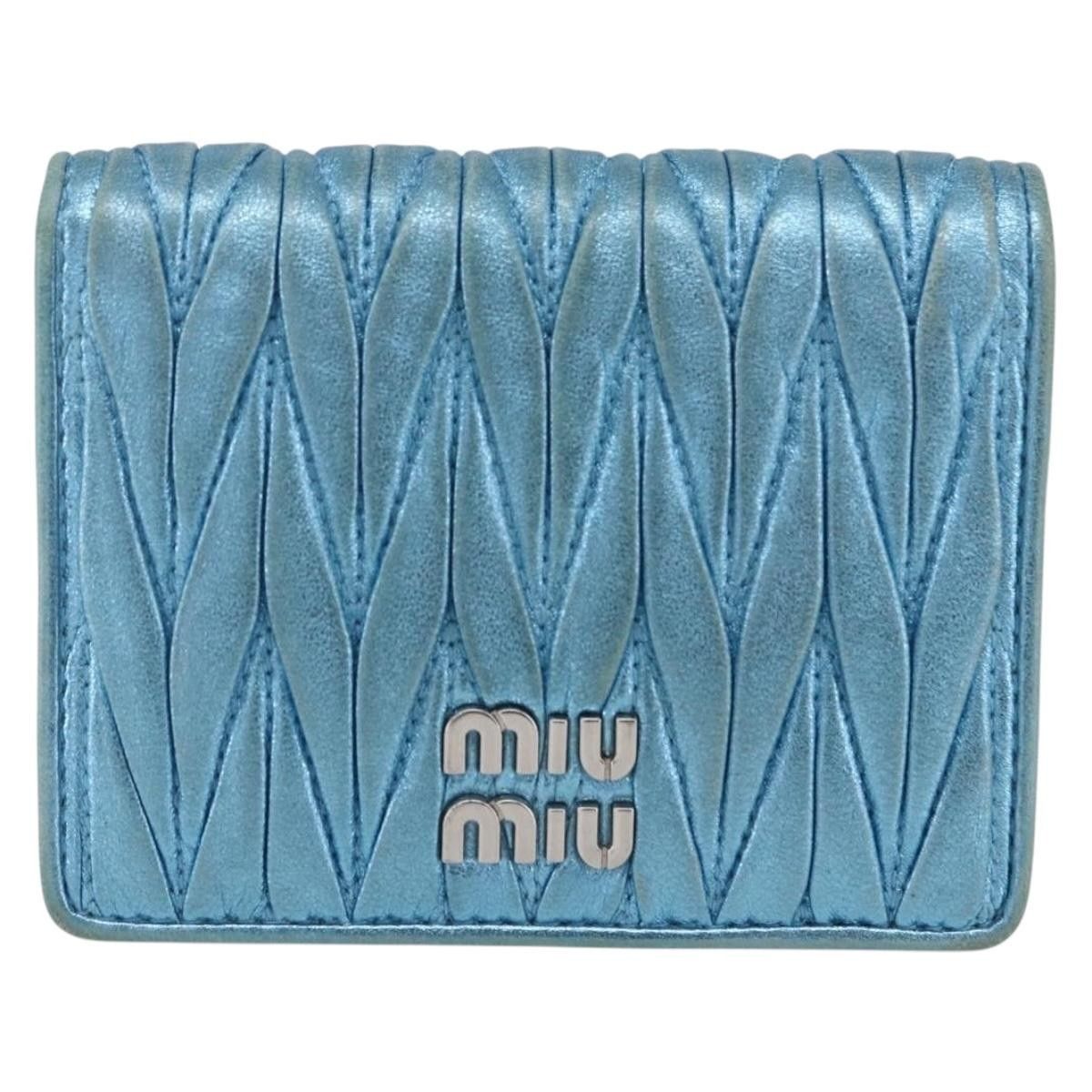 Miu Miu Miu Miu Matelasse Wallet Leather Size ONE SIZE - 17 Thumbnail