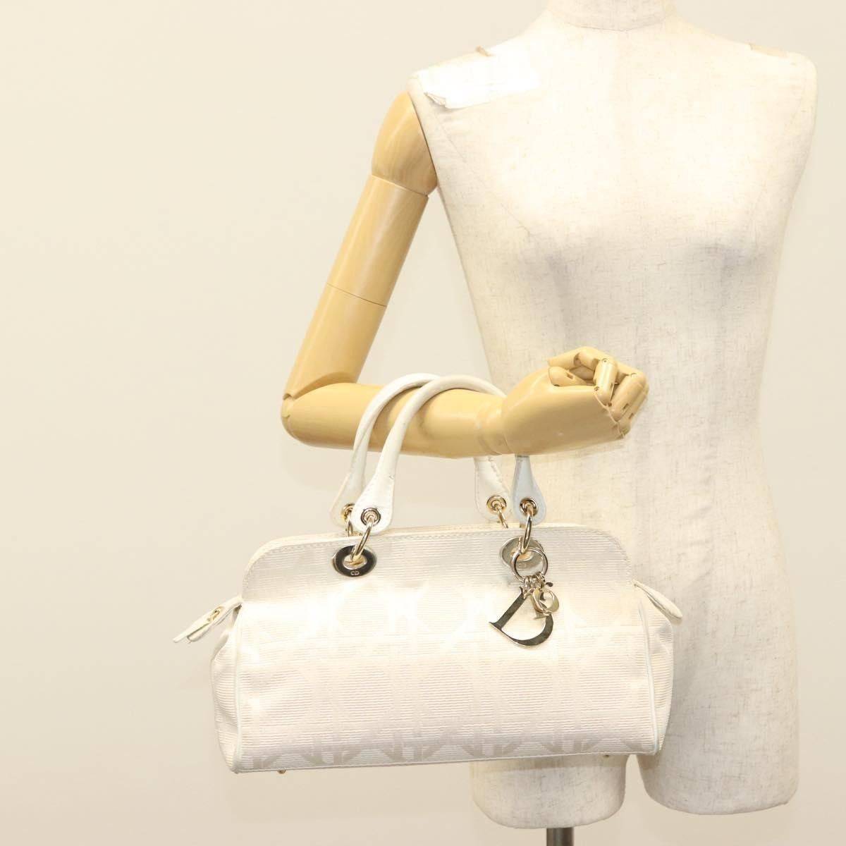 Dior Christian Dior Cannage Handbag Canvas Size ONE SIZE - 15 Thumbnail