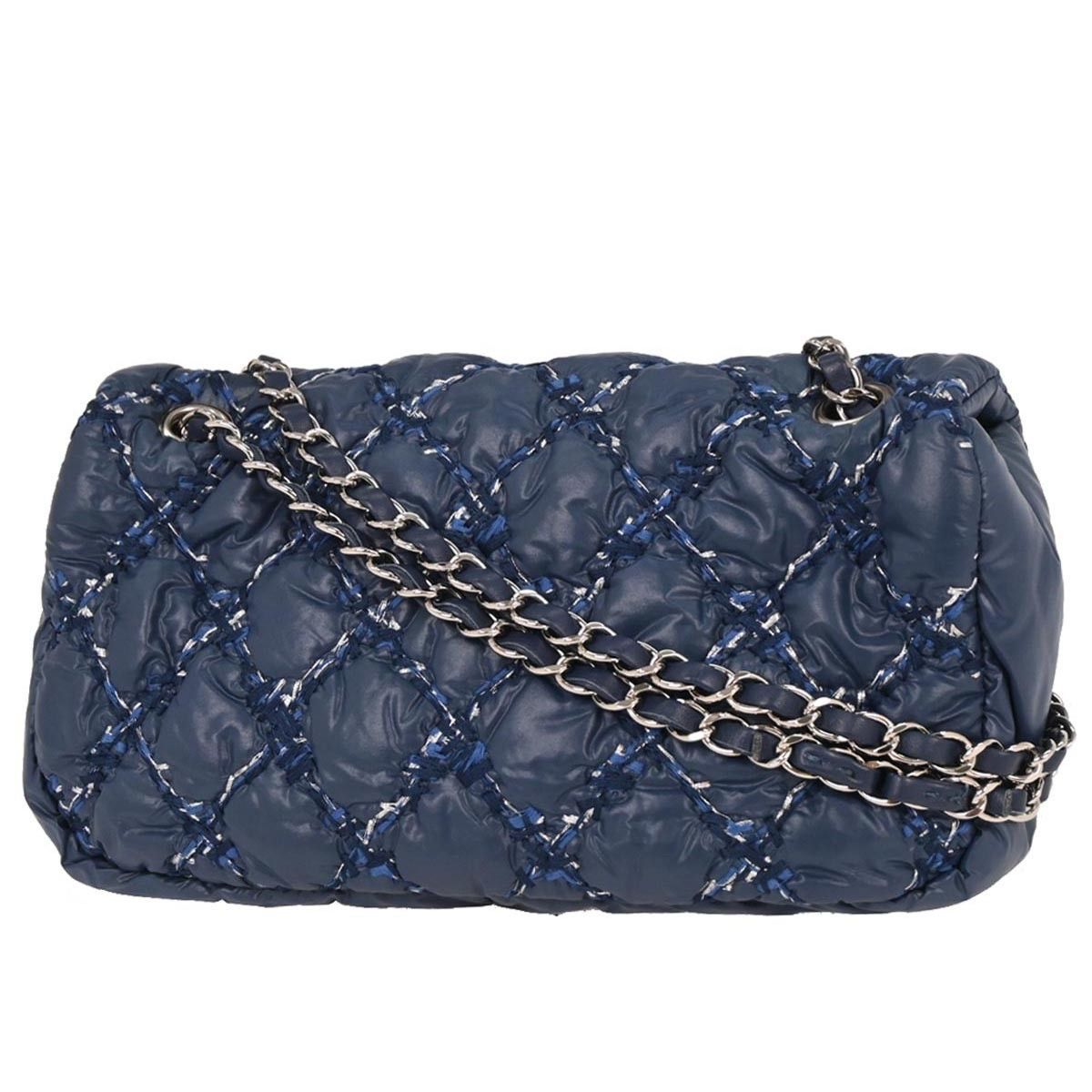 Chanel Chanel Tweed On Stitch Flap Bag Quilted Nylon Size ONE SIZE - 2 Thumbnail