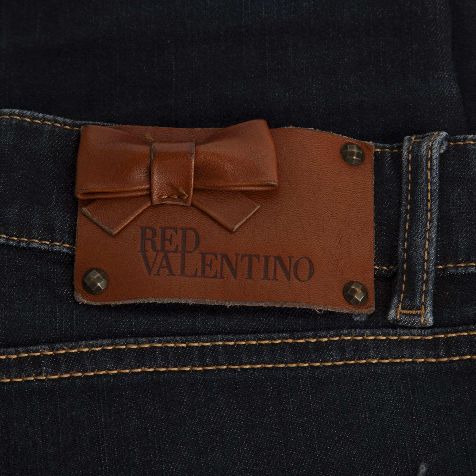 Valentino Red Valentino Blue Denim Skinny Jeans Size 28" / US 6 / IT 42 - 3 Thumbnail