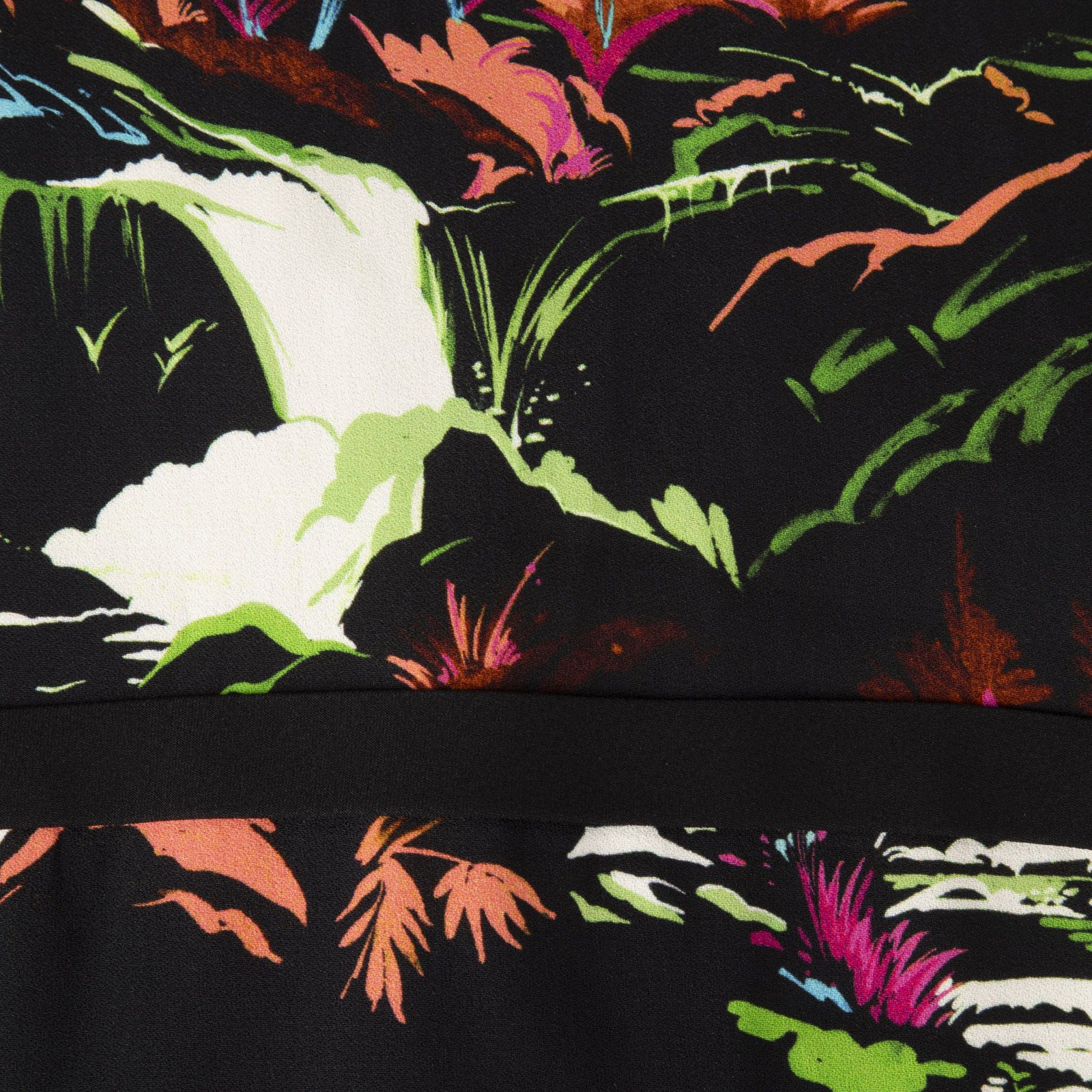 Balenciaga Belted Short Sleeve Printed Dress Size XS / US 0-2 / IT 36-38 - 3 Thumbnail