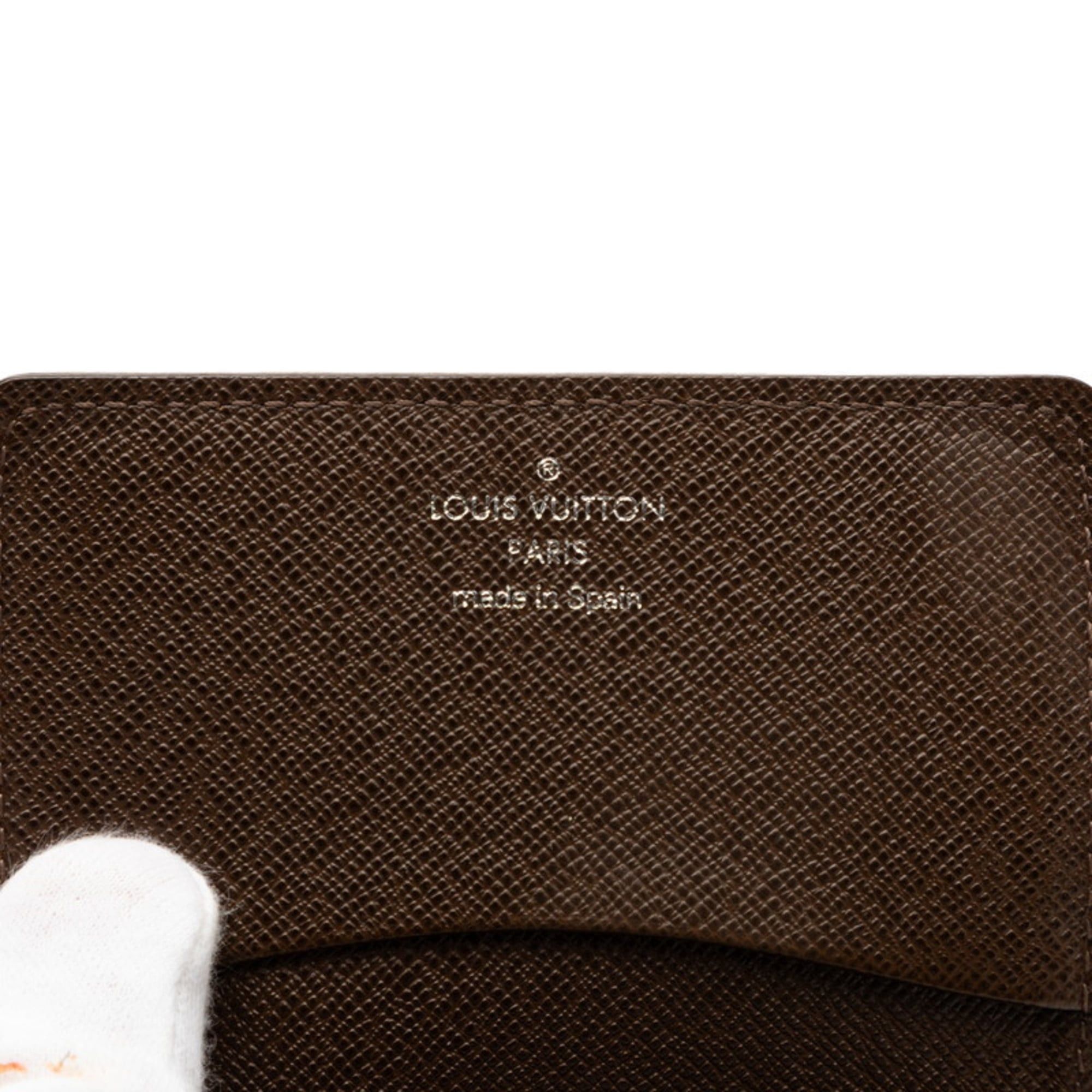 Louis Vuitton Louis Vuitton Taiga Envelope Cult de Visite Business Card Case M30928 Grizzly Dark Brown Leather Women's LOUIS VUITTON Size ONE SIZE - 6 Thumbnail