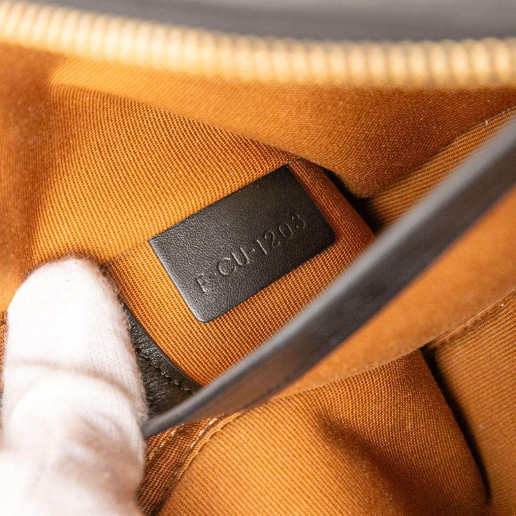 Celine Celine Triomphe Shoulder Bag in Black and Brown Leather for Women Size ONE SIZE - 6 Thumbnail
