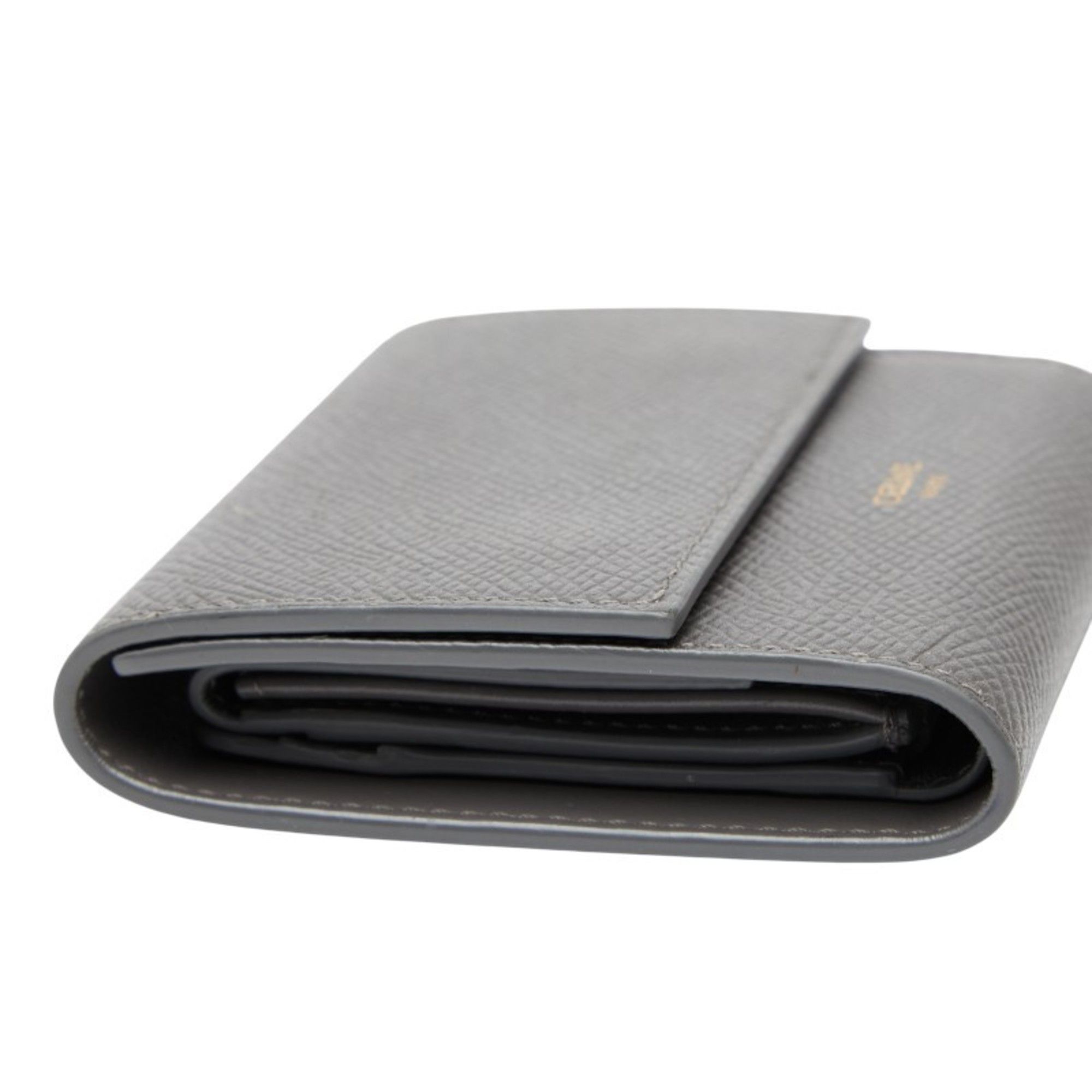 Celine Celine Tri-fold Wallet Gray Leather Women's CELINE Size ONE SIZE - 5 Thumbnail