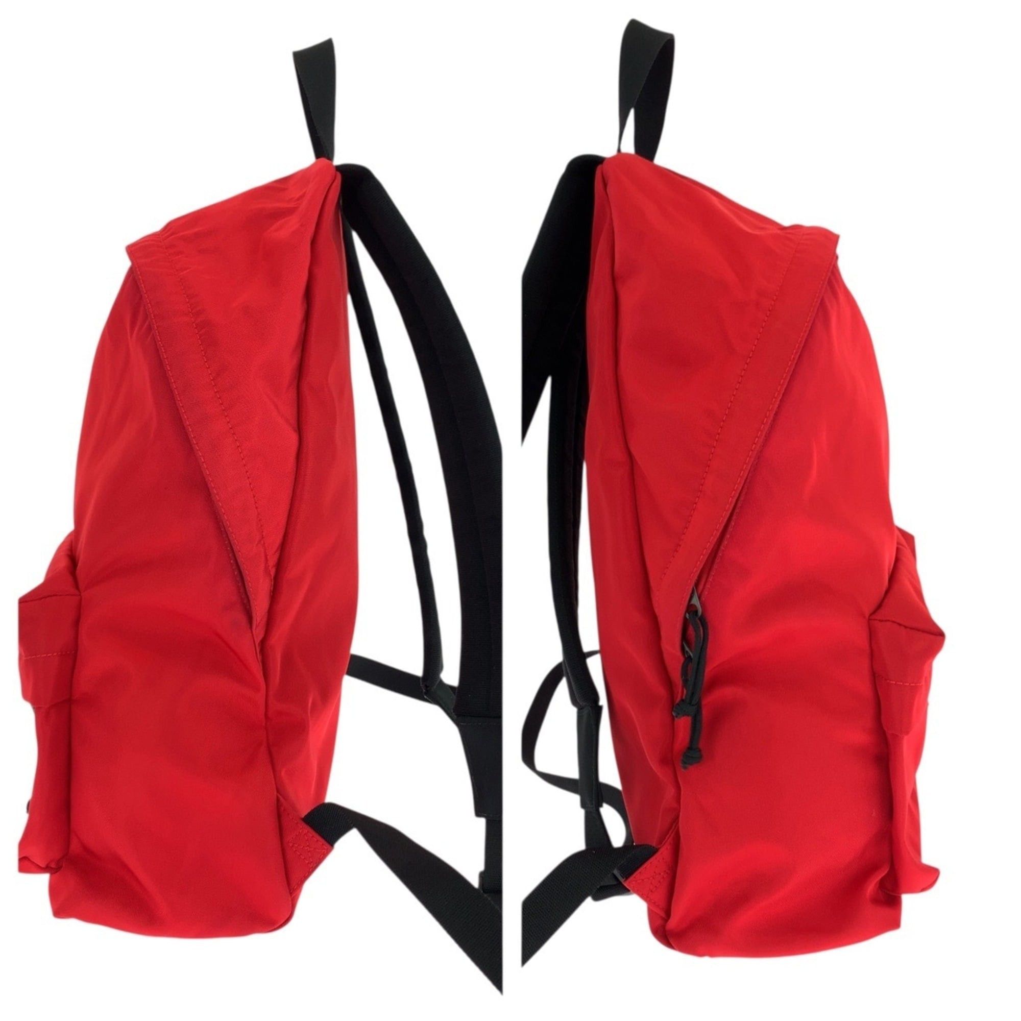 Balenciaga BALENCIAGA Explorer Red and Black Canvas 503221 Backpack/Daypack, Unisex, Women's Size ONE SIZE - 8 Thumbnail