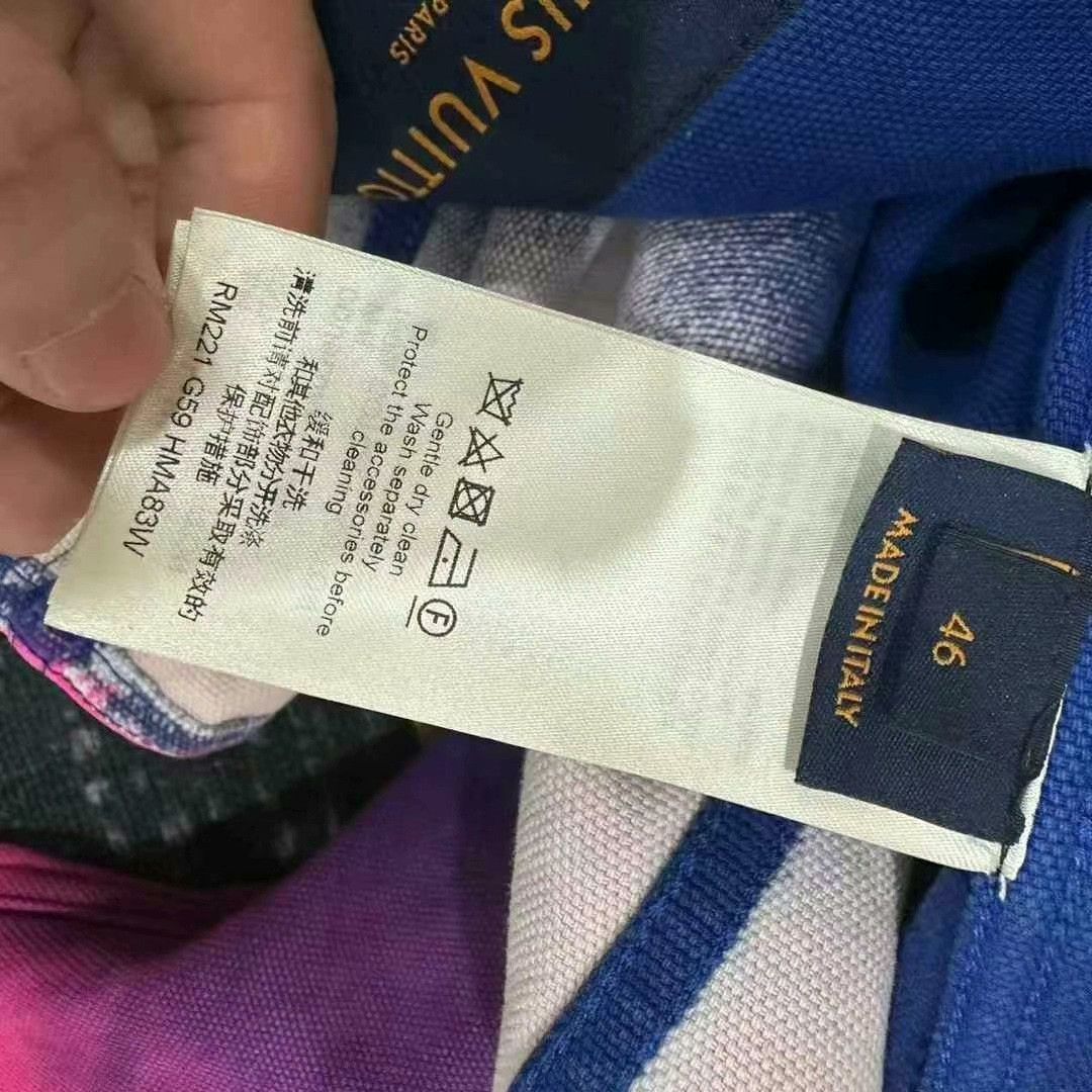 Louis Vuitton louis vuitton blue pink gradient denim jacket Size L / US 10 / IT 46 - 8 Thumbnail