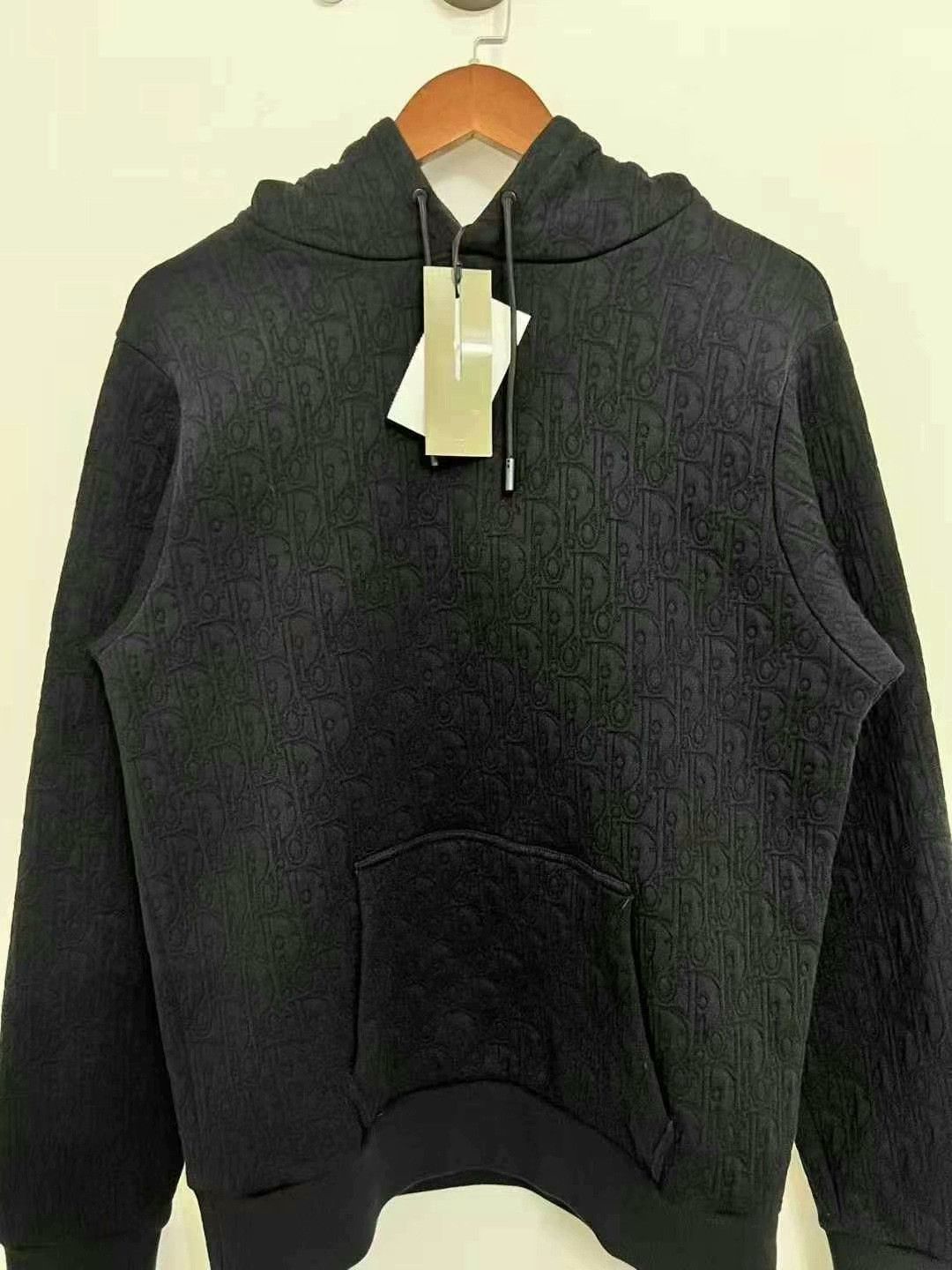 Dior dior black logo hoodie with tag Size S / US 4 / IT 40 - 2 Thumbnail