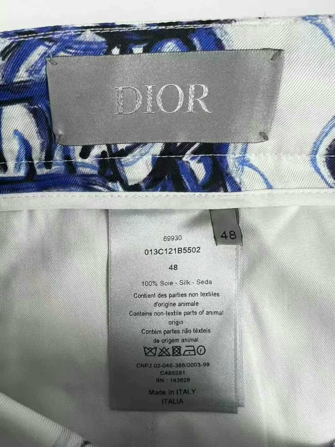 Dior dior tiger logo shorts in white and blue Size US 44 / EU 60 - 4 Thumbnail