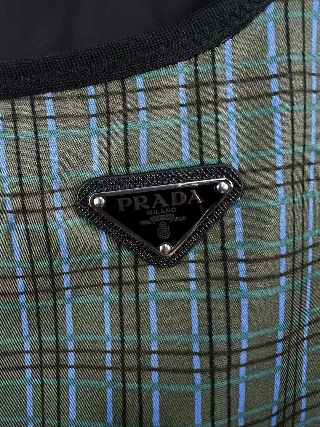 Prada prada nylon spaghetti strap dress Size S / US 4 / IT 40 - 3 Thumbnail